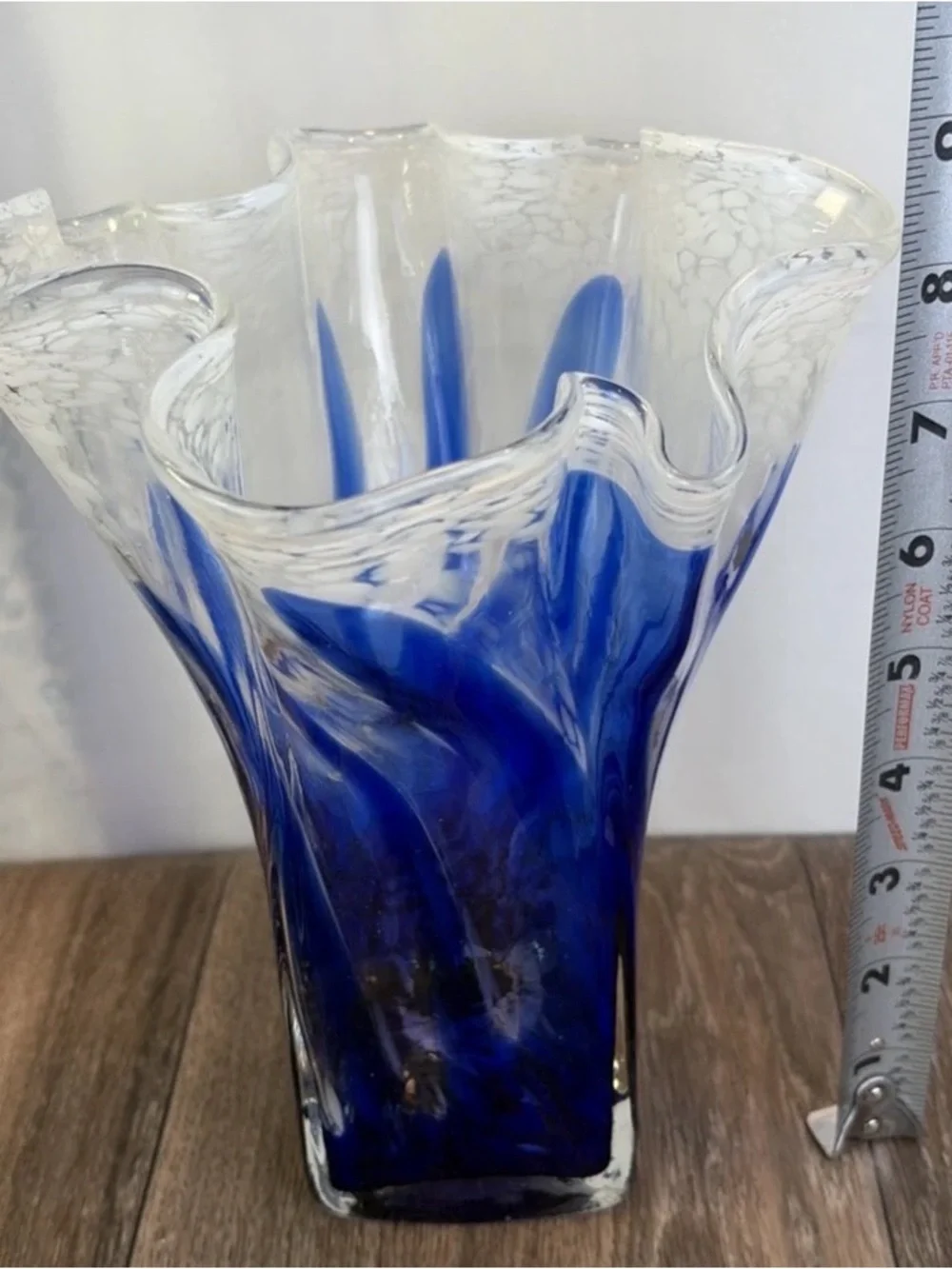 Handblown beautiful blue
